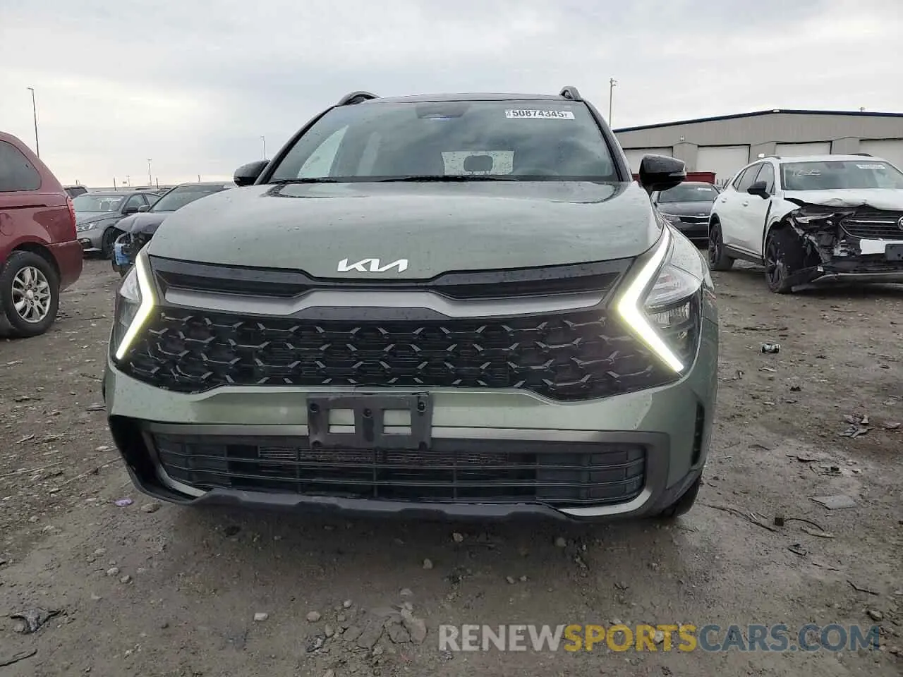 5 fotografías del automóvil dañado 5XYK6CAF6PG080601 KIA SPORTAGE X 2023