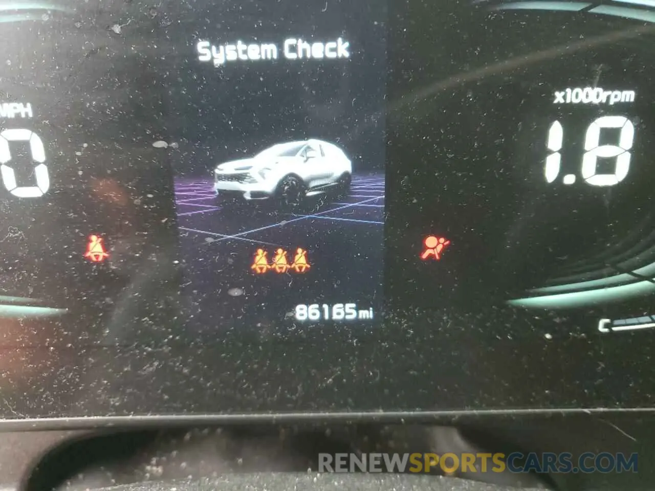9 fotografías del automóvil dañado 5XYK6CAF6PG087449 KIA SPORTAGE X 2023