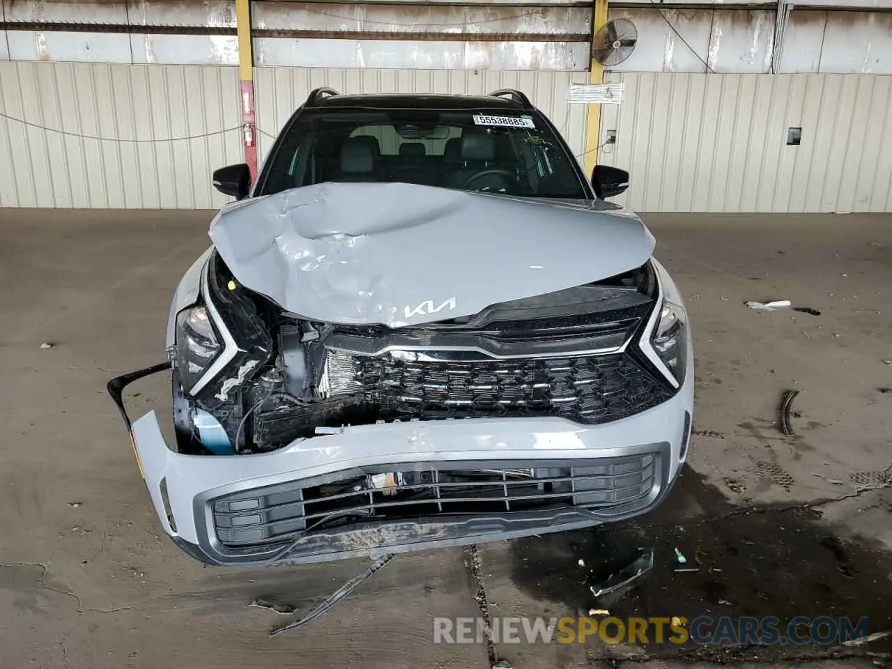 5 fotografías del automóvil dañado 5XYK6CAF7PG017233 KIA SPORTAGE X 2023