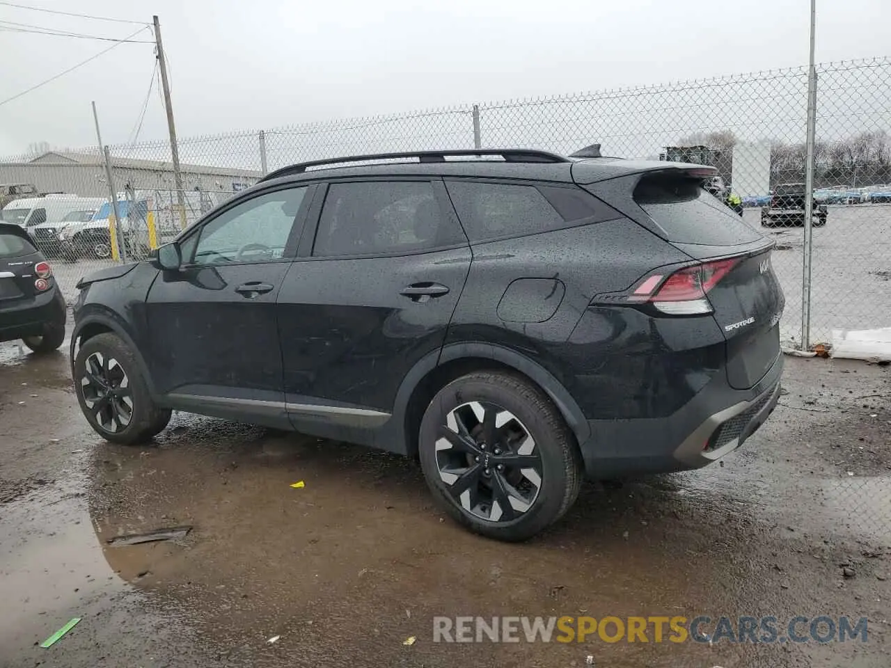 2 fotografías del automóvil dañado 5XYK6CAF8PG008654 KIA SPORTAGE X 2023