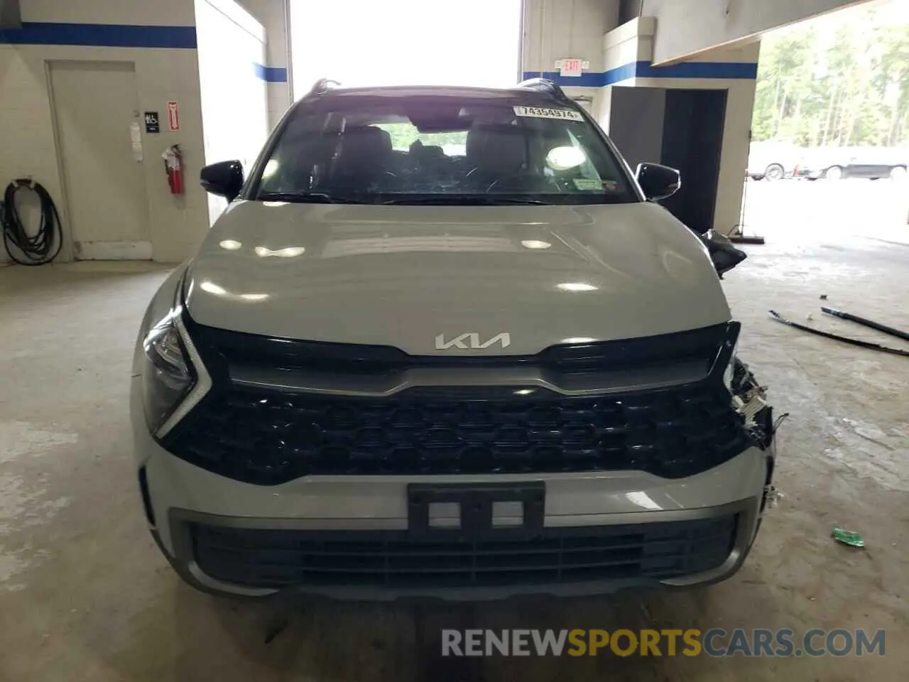 5 fotografías del automóvil dañado 5XYK6CAF8PG044084 KIA SPORTAGE X 2023