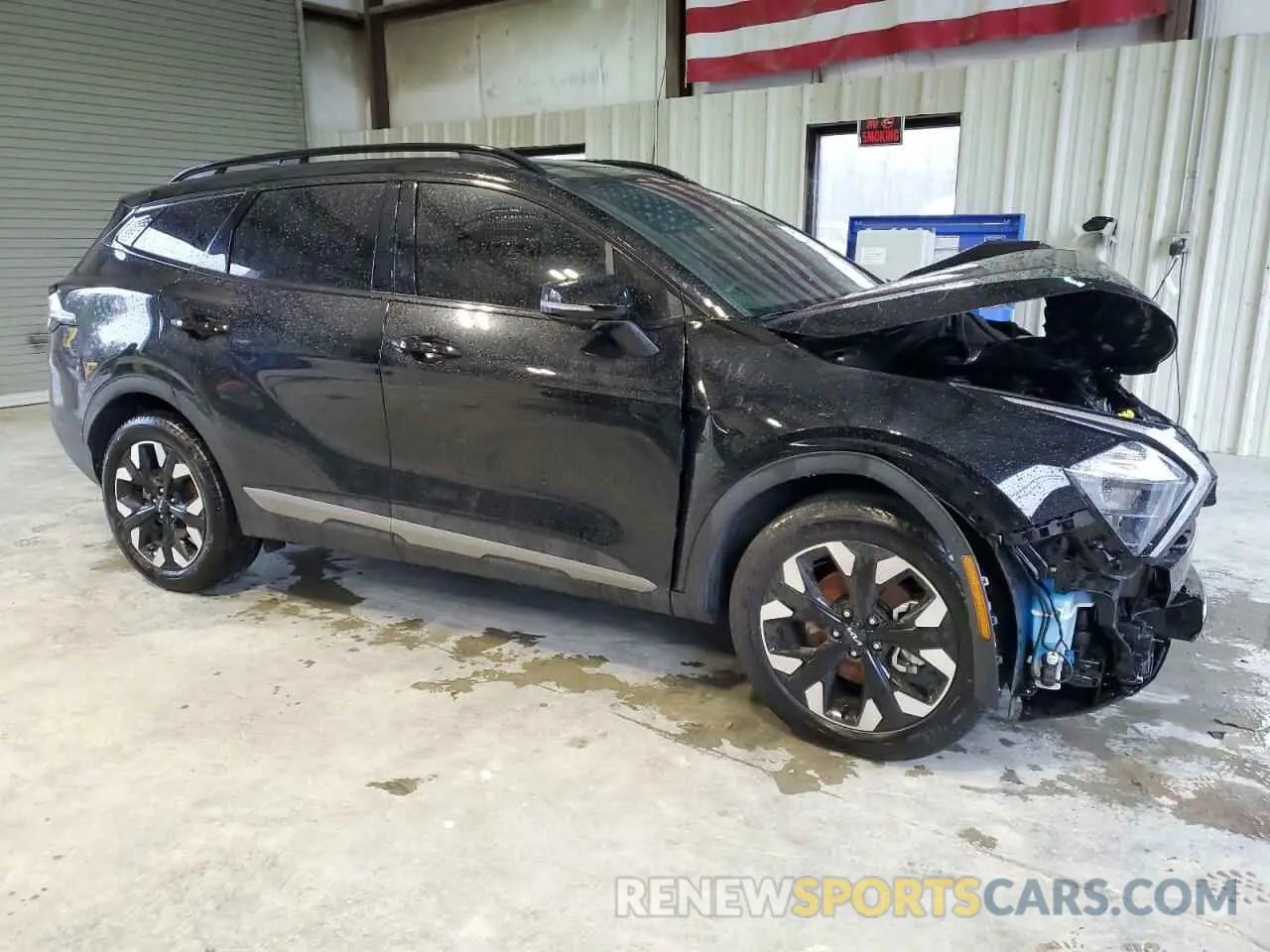 4 fotografías del automóvil dañado 5XYK6CAF8PG102498 KIA SPORTAGE X 2023