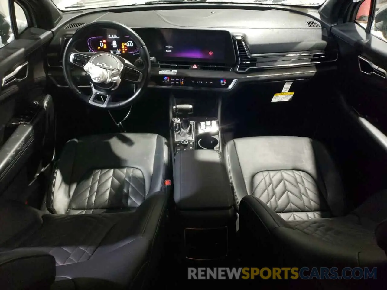 8 fotografías del automóvil dañado 5XYK6CAF9PG096677 KIA SPORTAGE X 2023