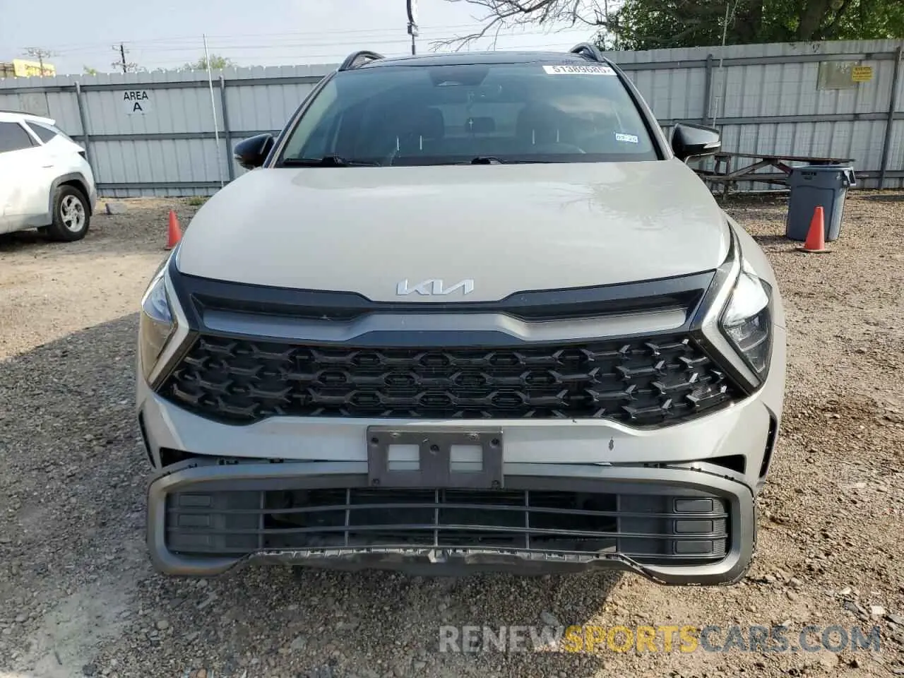 5 fotografías del automóvil dañado 5XYK6CAF9PG097473 KIA SPORTAGE X 2023