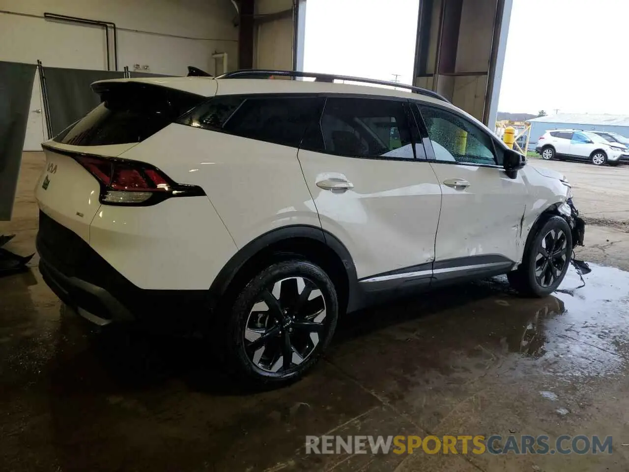 3 fotografías del automóvil dañado 5XYK6CAF9PG118077 KIA SPORTAGE X 2023