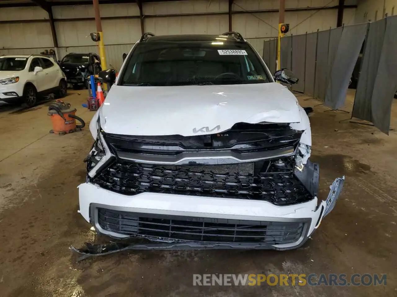 5 fotografías del automóvil dañado 5XYK6CAF9PG118077 KIA SPORTAGE X 2023
