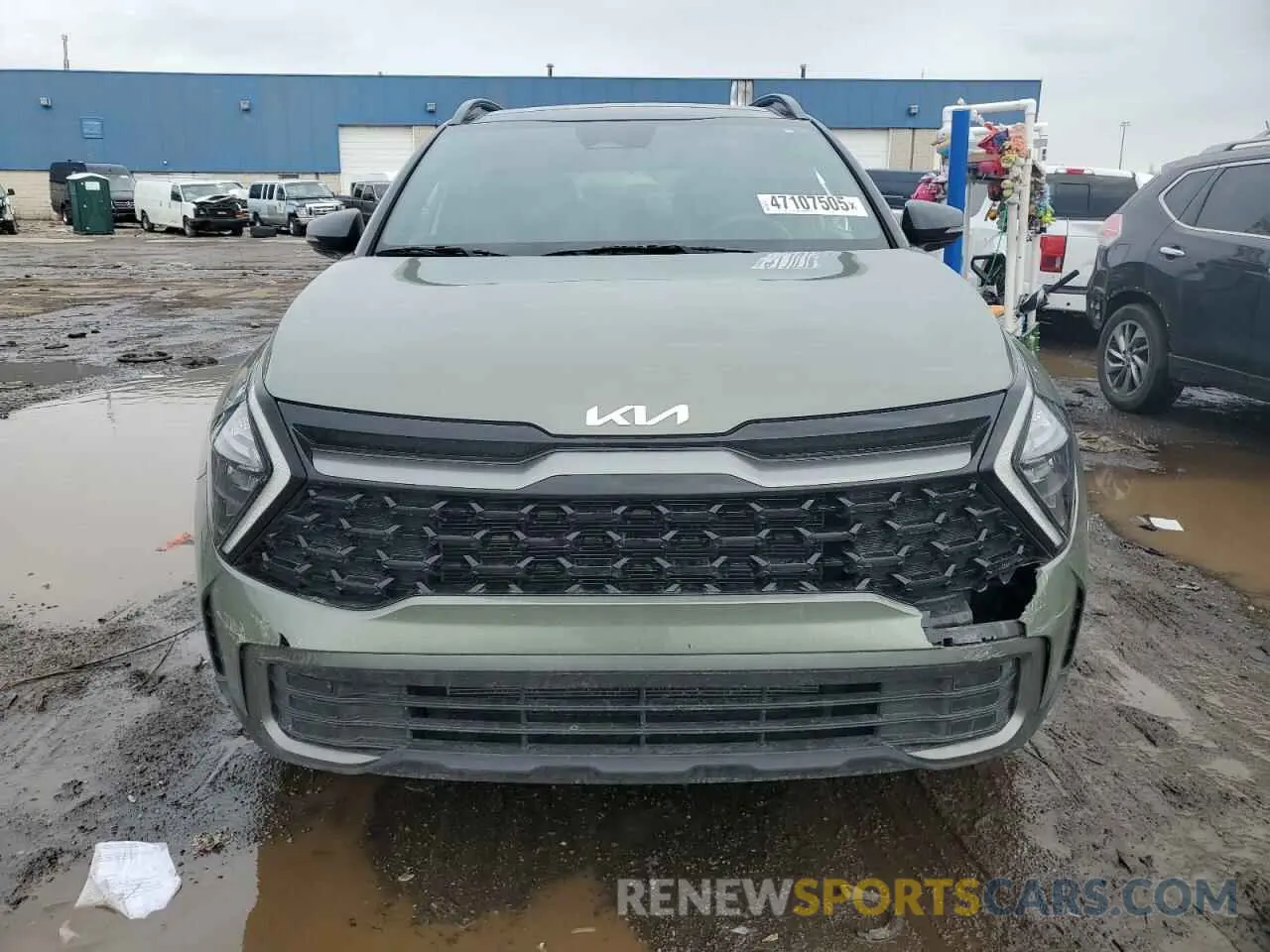 5 fotografías del automóvil dañado 5XYK6CAF9PG125417 KIA SPORTAGE X 2023