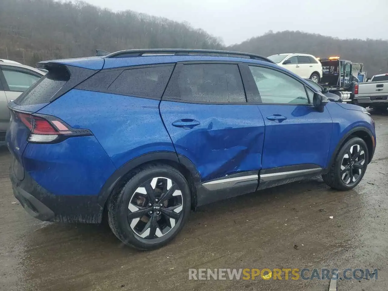 3 fotografías del automóvil dañado 5XYK6CAFXPG071741 KIA SPORTAGE X 2023