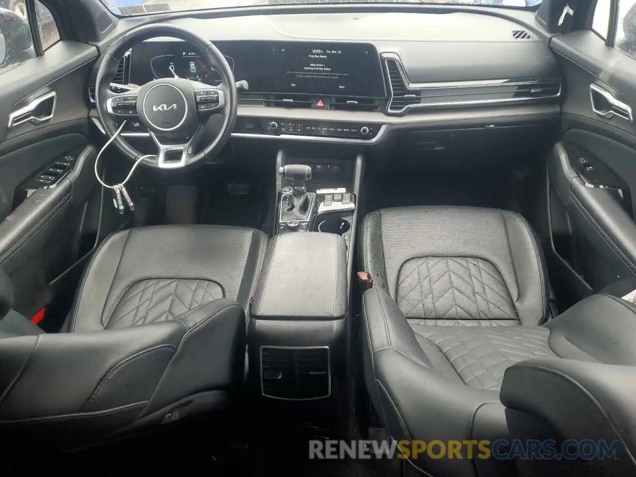 8 fotografías del automóvil dañado 5XYK6CAFXPG071741 KIA SPORTAGE X 2023