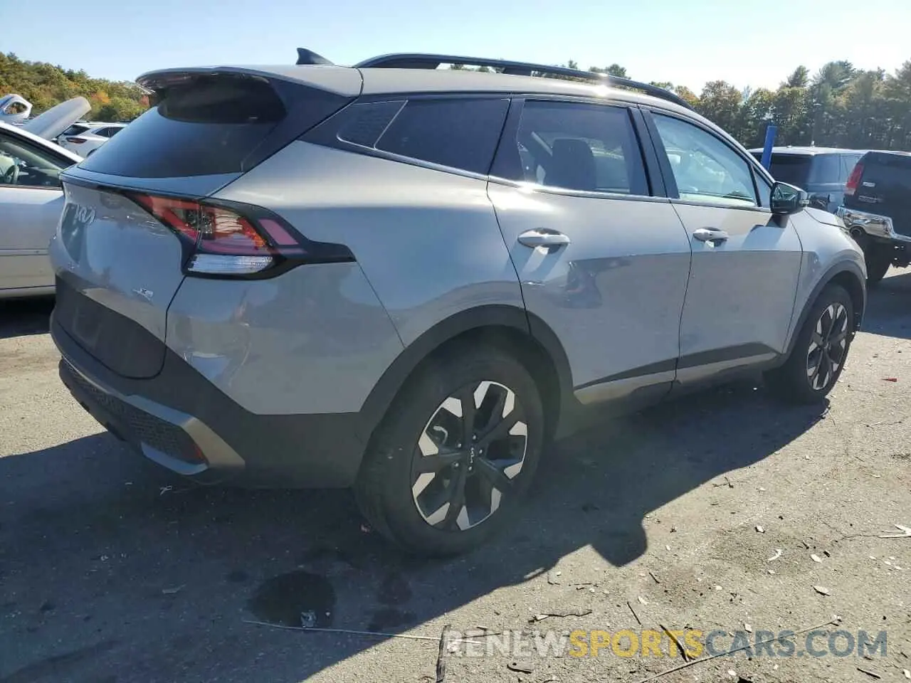 3 fotografías del automóvil dañado 5XYK6CAFXPG089303 KIA SPORTAGE X 2023