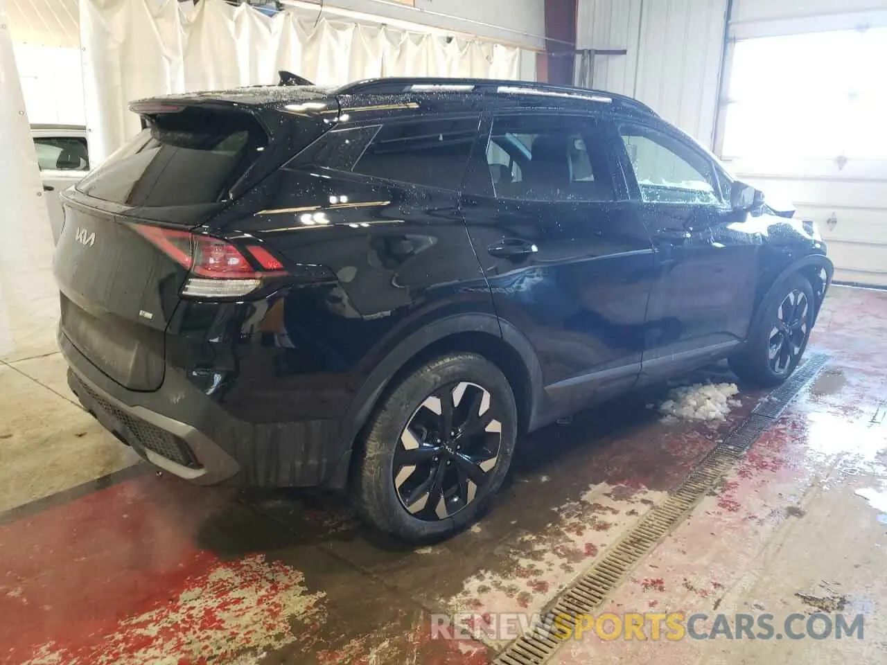 3 fotografías del automóvil dañado 5XYK6CAFXPG110425 KIA SPORTAGE X 2023