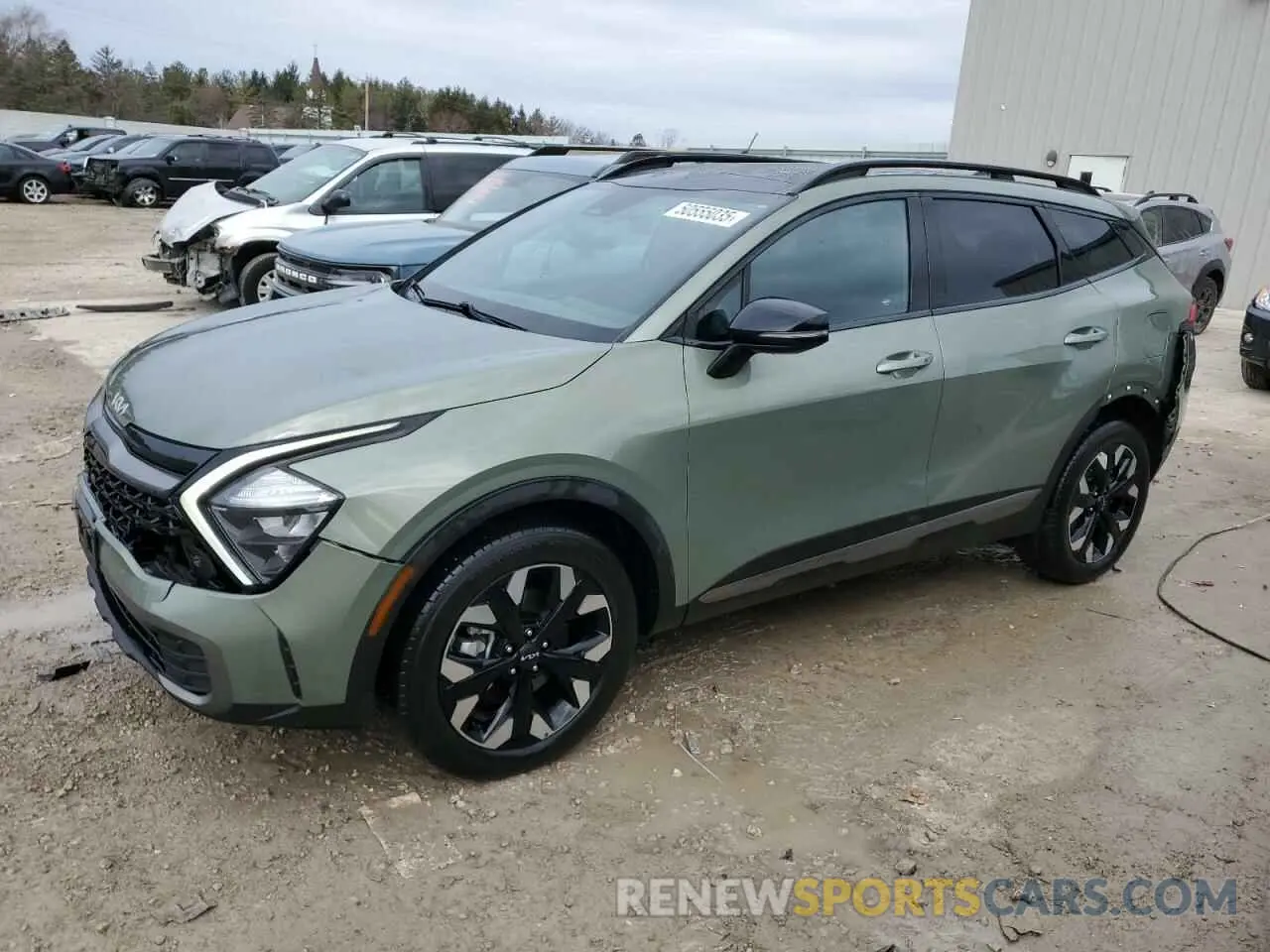 1 fotografías del automóvil dañado 5XYK6CAFXPG128942 KIA SPORTAGE X 2023