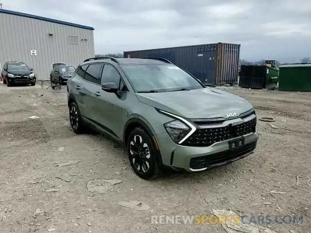 14 fotografías del automóvil dañado 5XYK6CAFXPG128942 KIA SPORTAGE X 2023