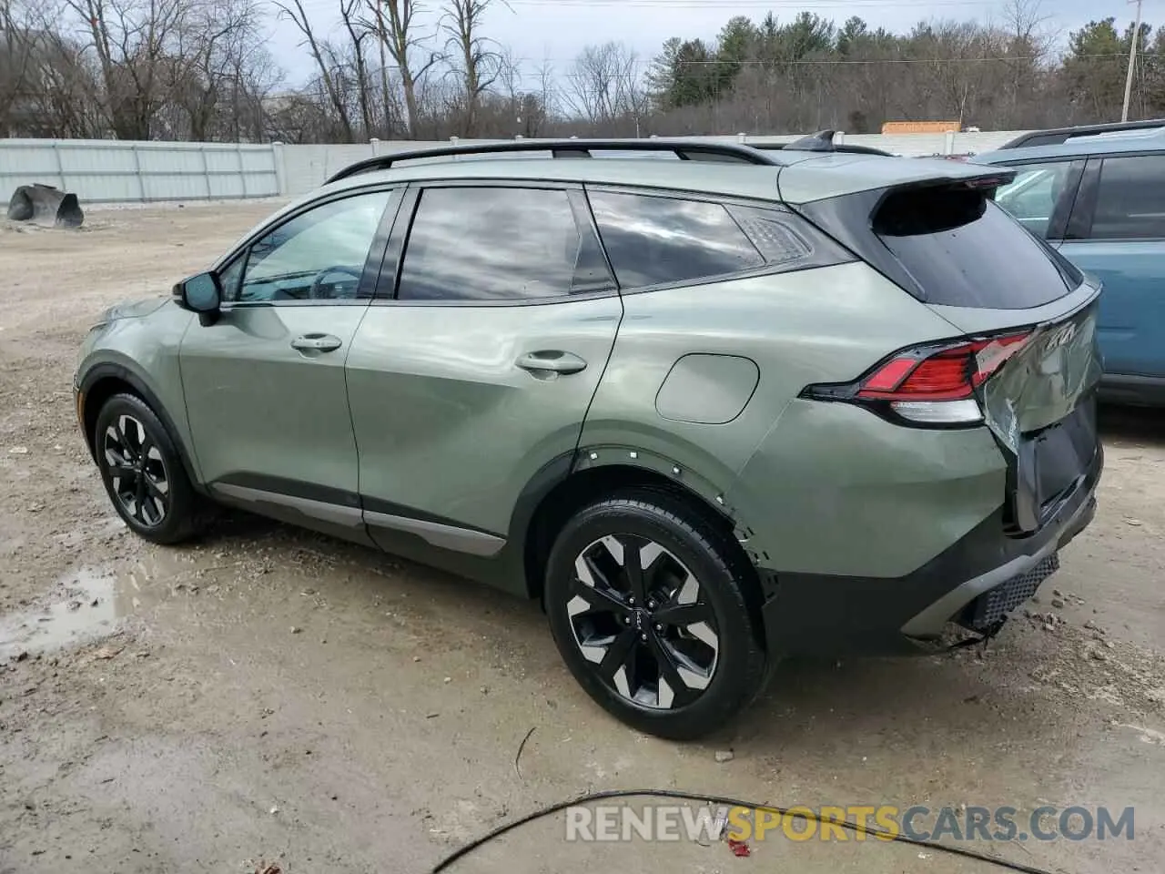 2 fotografías del automóvil dañado 5XYK6CAFXPG128942 KIA SPORTAGE X 2023