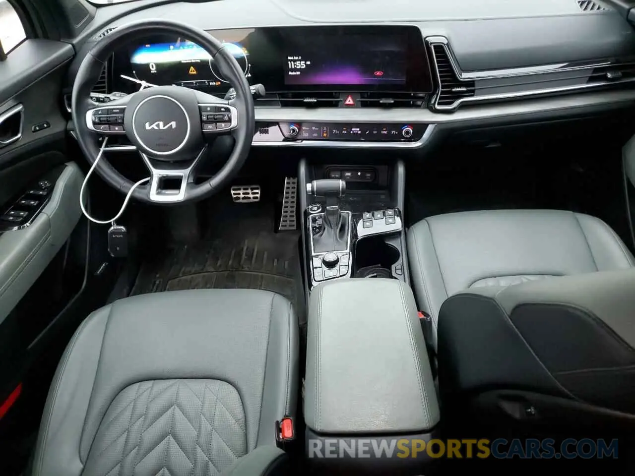 8 fotografías del automóvil dañado 5XYK7CAF5PG029054 KIA SPORTAGE X 2023