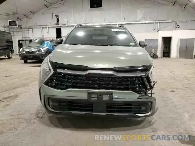 12 fotografías del automóvil dañado 5XYK7CAF6PG107230 KIA SPORTAGE X 2023