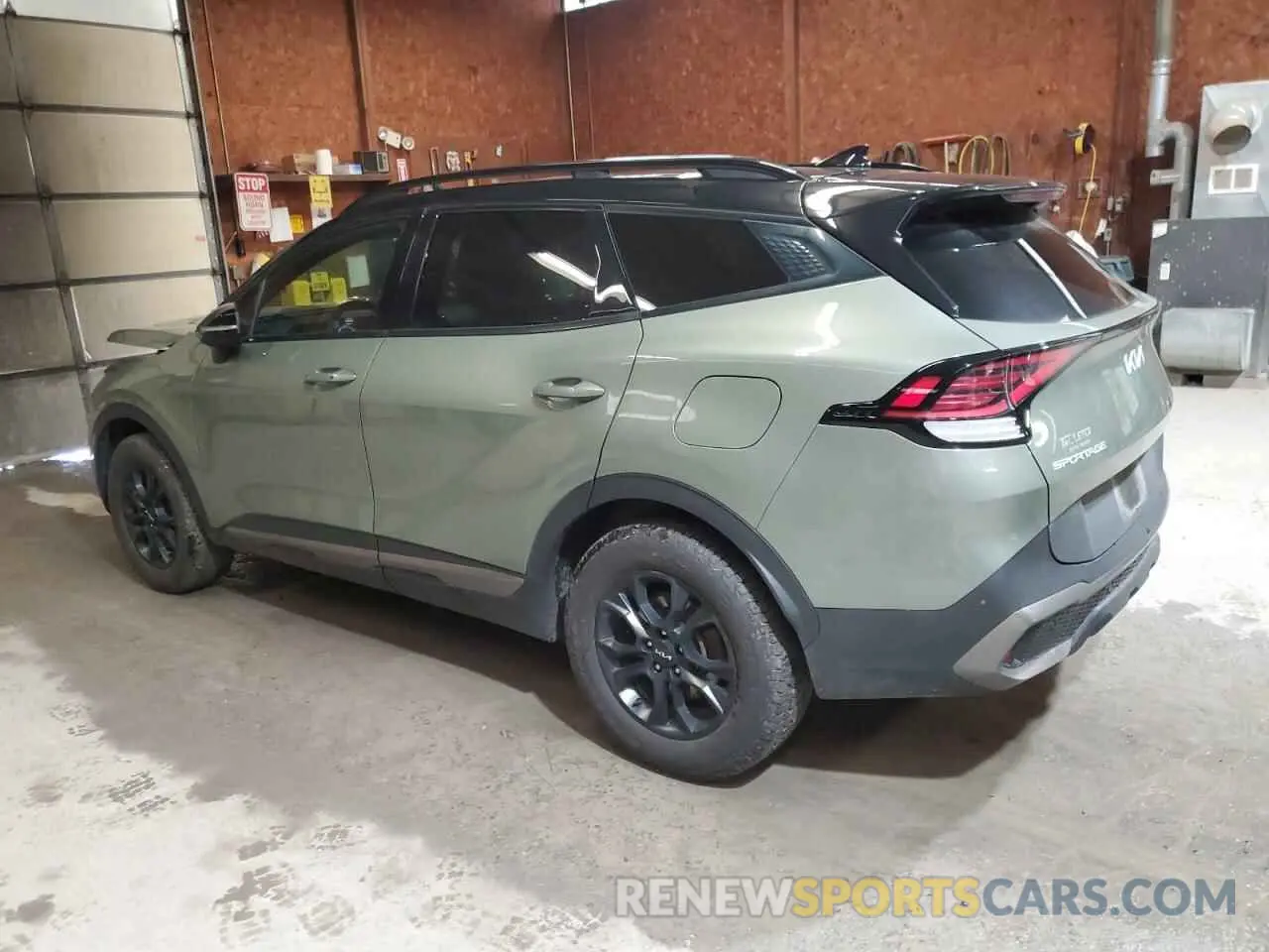 2 fotografías del automóvil dañado 5XYK7CAF7PG018640 KIA SPORTAGE X 2023