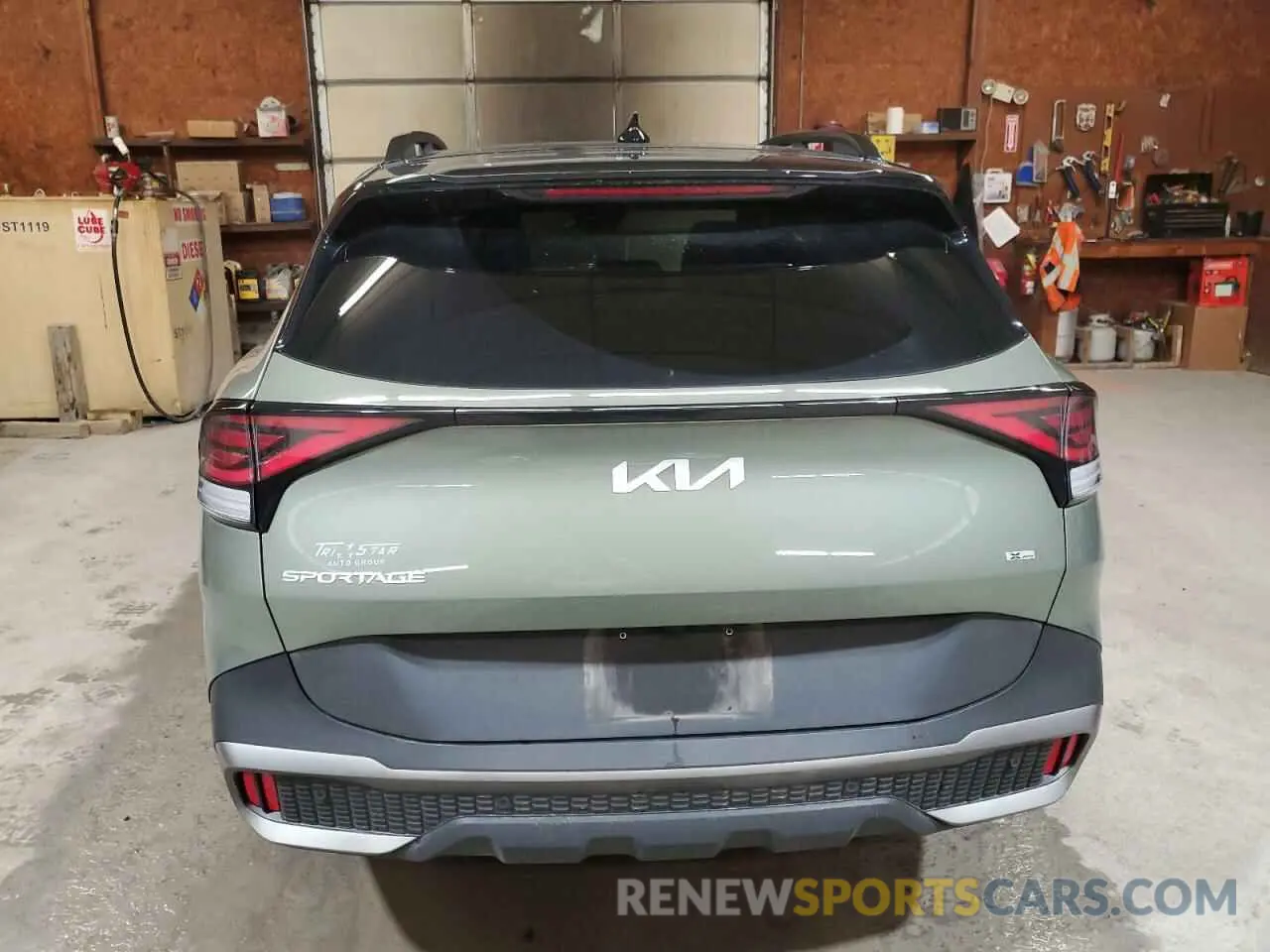 6 fotografías del automóvil dañado 5XYK7CAF7PG018640 KIA SPORTAGE X 2023