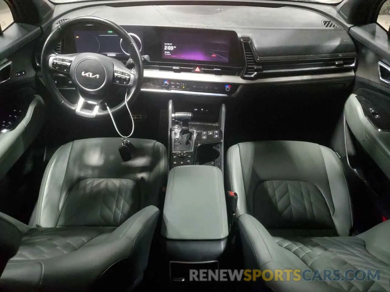 8 fotografías del automóvil dañado 5XYK7CAFXPG016123 KIA SPORTAGE X 2023