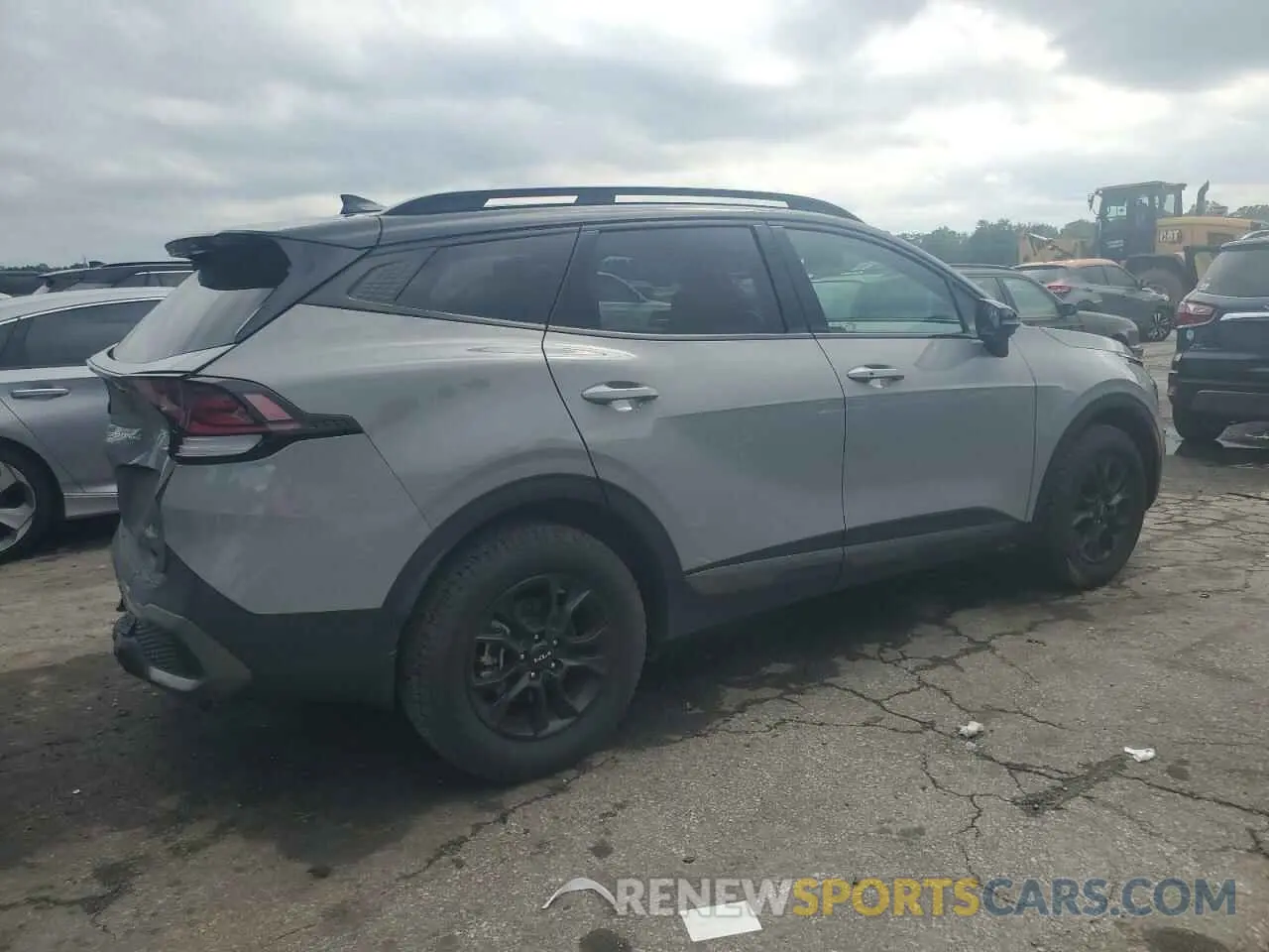 3 fotografías del automóvil dañado 5XYK7CAFXPG094501 KIA SPORTAGE X 2023