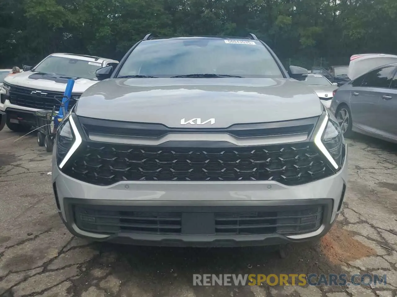 5 fotografías del automóvil dañado 5XYK7CAFXPG094501 KIA SPORTAGE X 2023