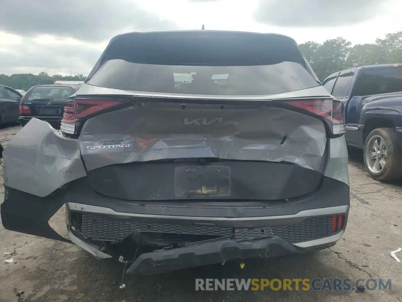 6 fotografías del automóvil dañado 5XYK7CAFXPG094501 KIA SPORTAGE X 2023