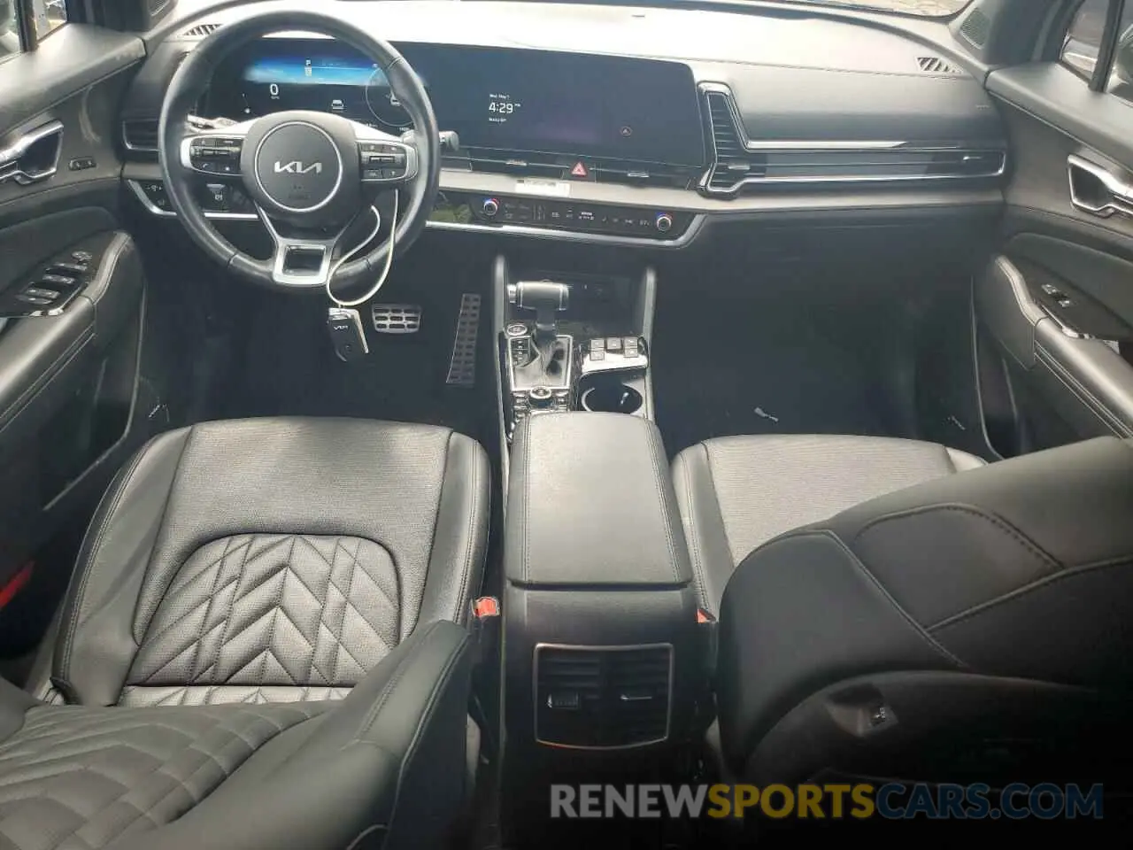 8 fotografías del automóvil dañado 5XYK7CAFXPG094501 KIA SPORTAGE X 2023