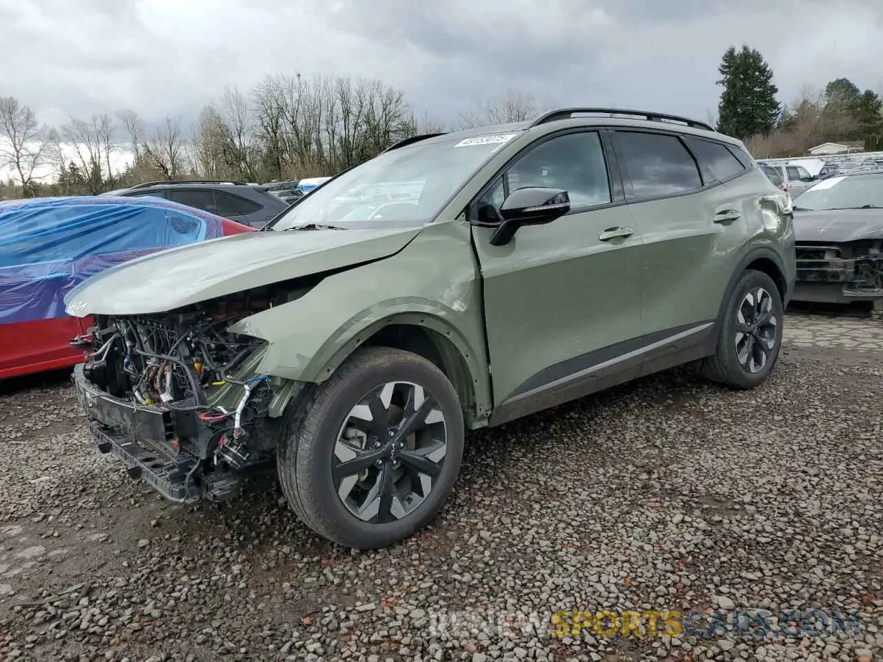 1 fotografías del automóvil dañado KNDPYDAH5P7048985 KIA SPORTAGE X 2023