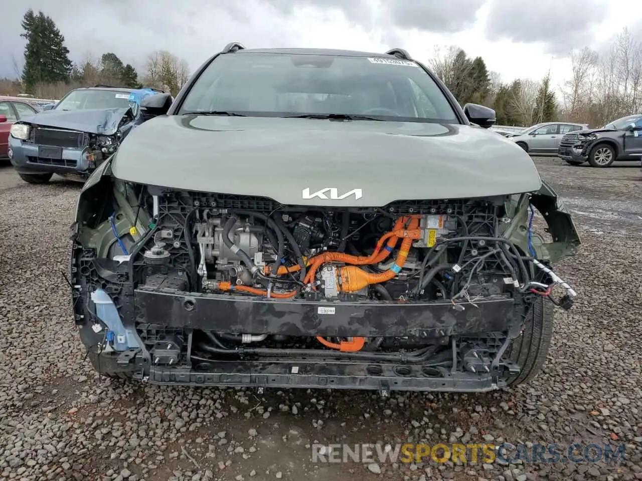 5 fotografías del automóvil dañado KNDPYDAH5P7048985 KIA SPORTAGE X 2023