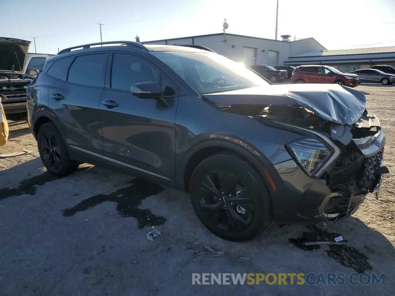 4 fotografías del automóvil dañado KNDPZDAH4P7066584 KIA SPORTAGE X 2023