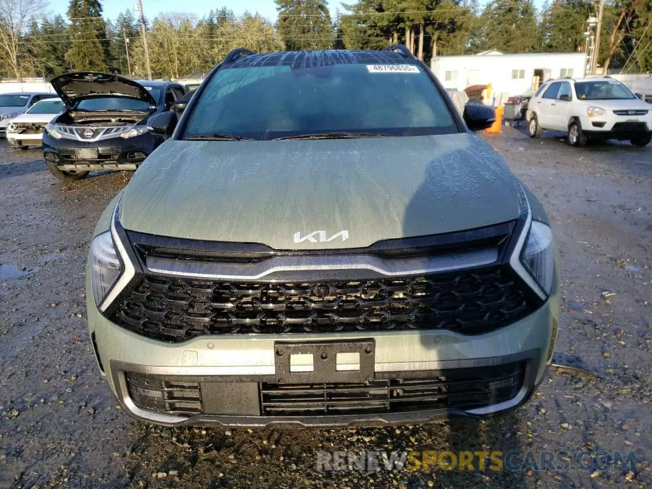 5 fotografías del automóvil dañado KNDPZDAHXP7035890 KIA SPORTAGE X 2023