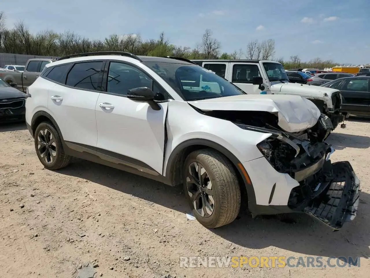 4 fotografías del automóvil dañado 5XYK6CDF7RG158706 KIA SPORTAGE X 2024