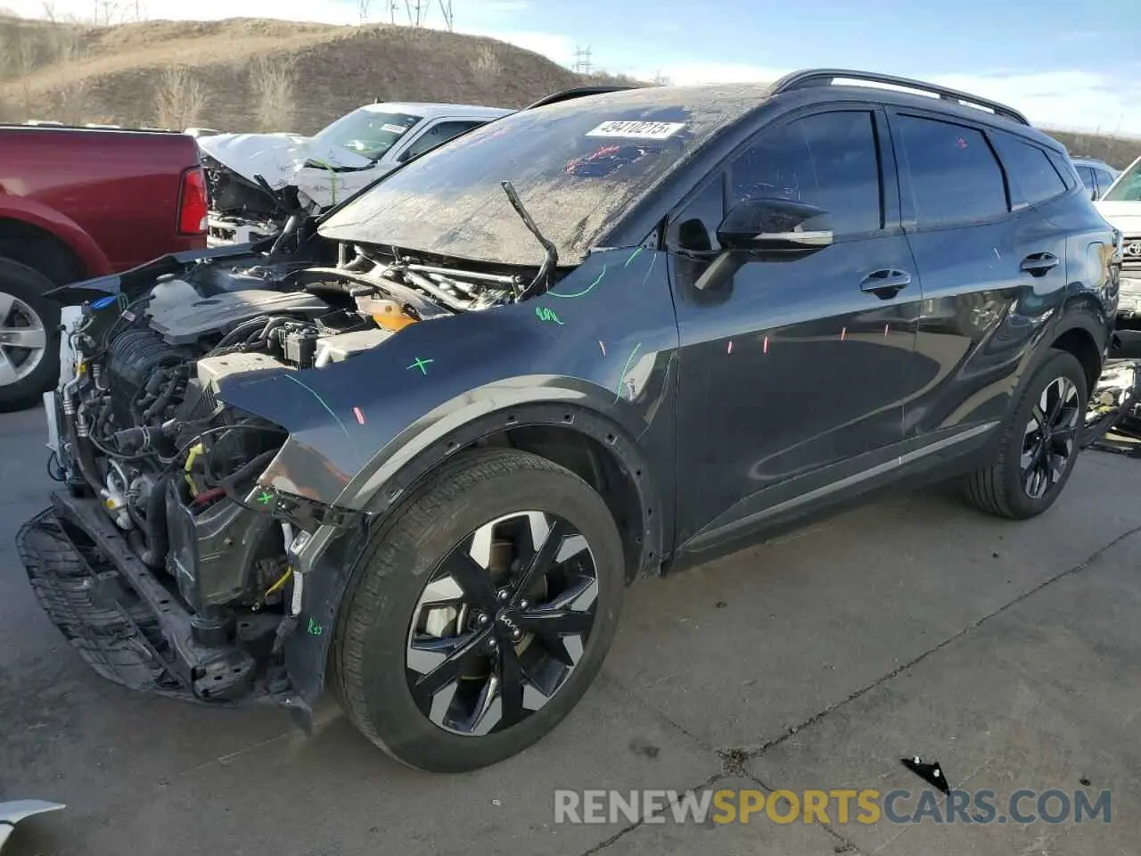 1 fotografías del automóvil dañado 5XYK6CDF7RG175604 KIA SPORTAGE X 2024