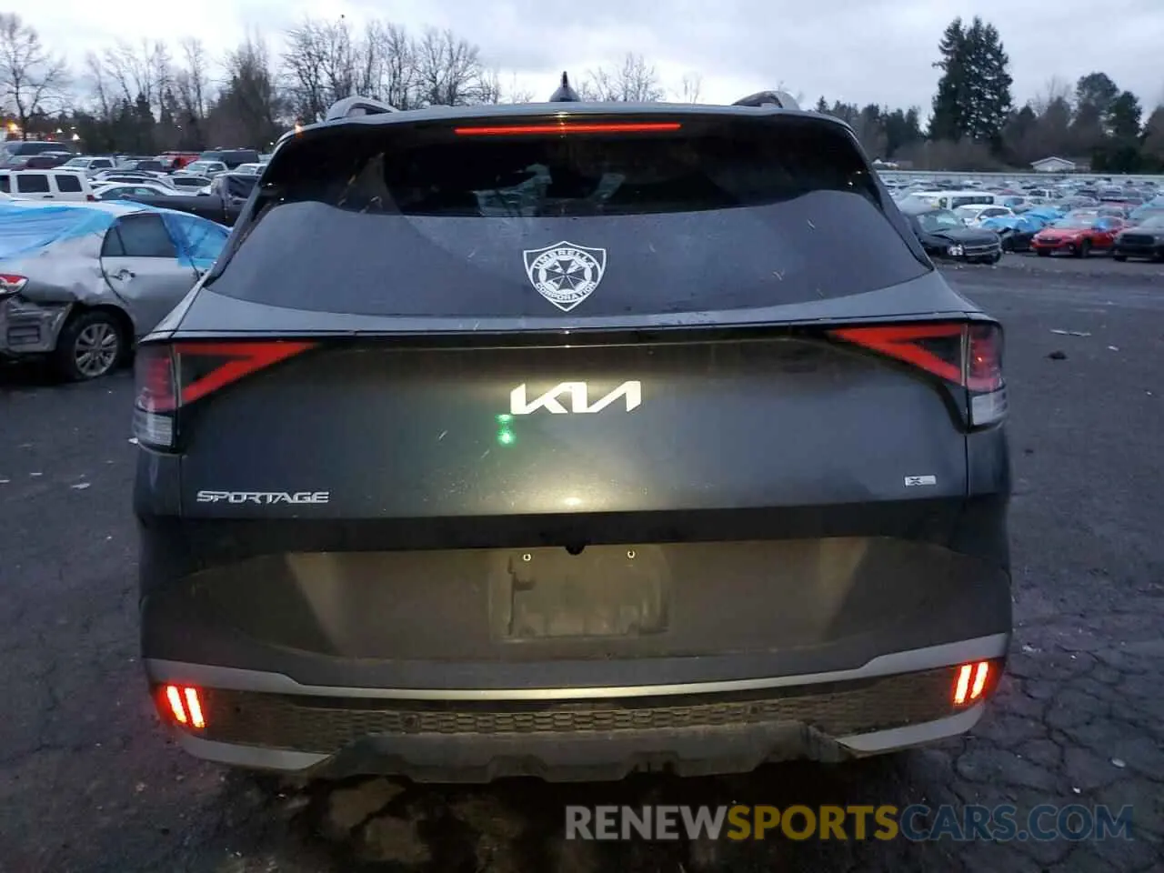 6 fotografías del automóvil dañado 5XYK6CDF8RG201921 KIA SPORTAGE X 2024