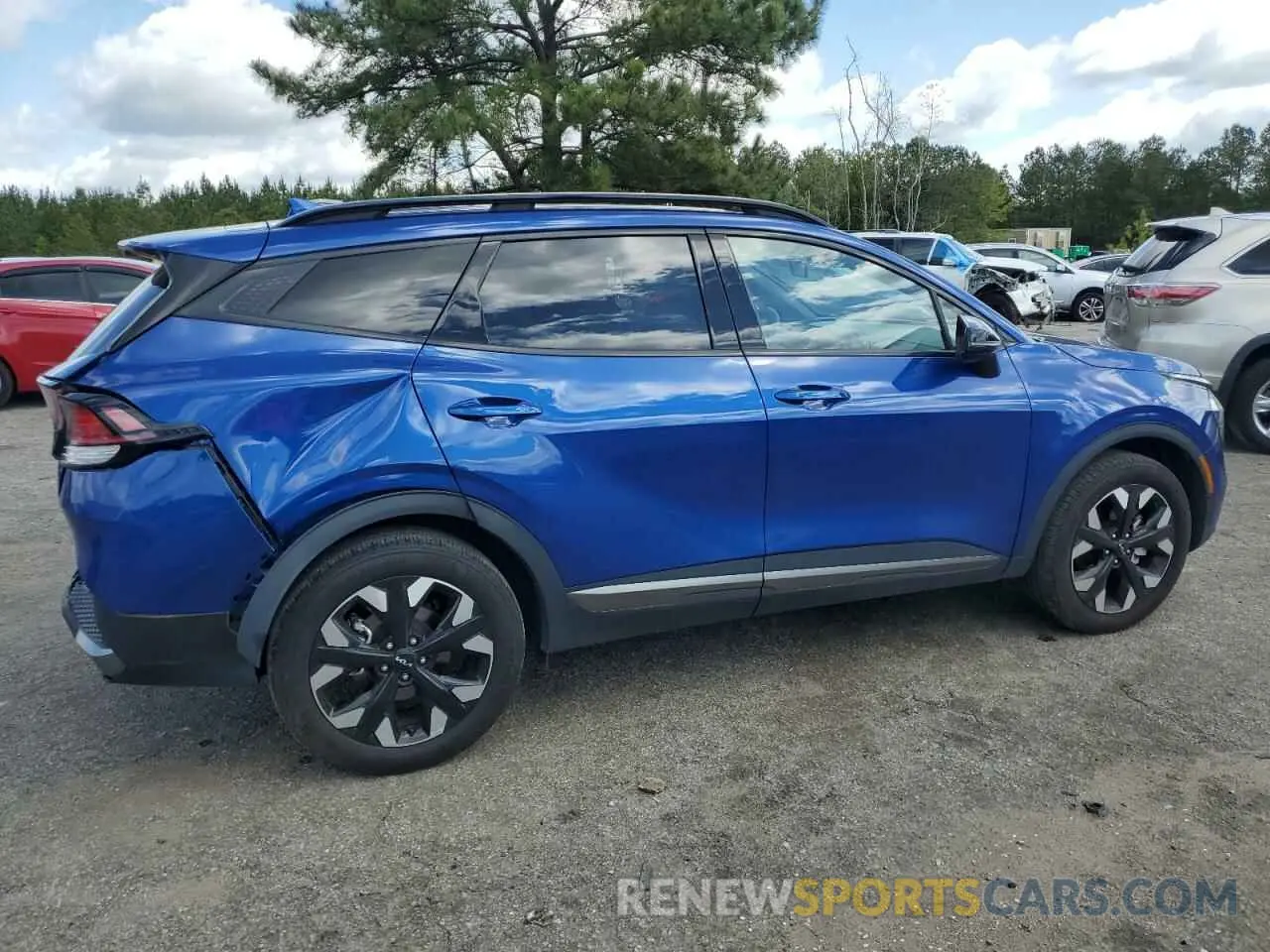 3 fotografías del automóvil dañado 5XYK6CDFXRG140586 KIA SPORTAGE X 2024