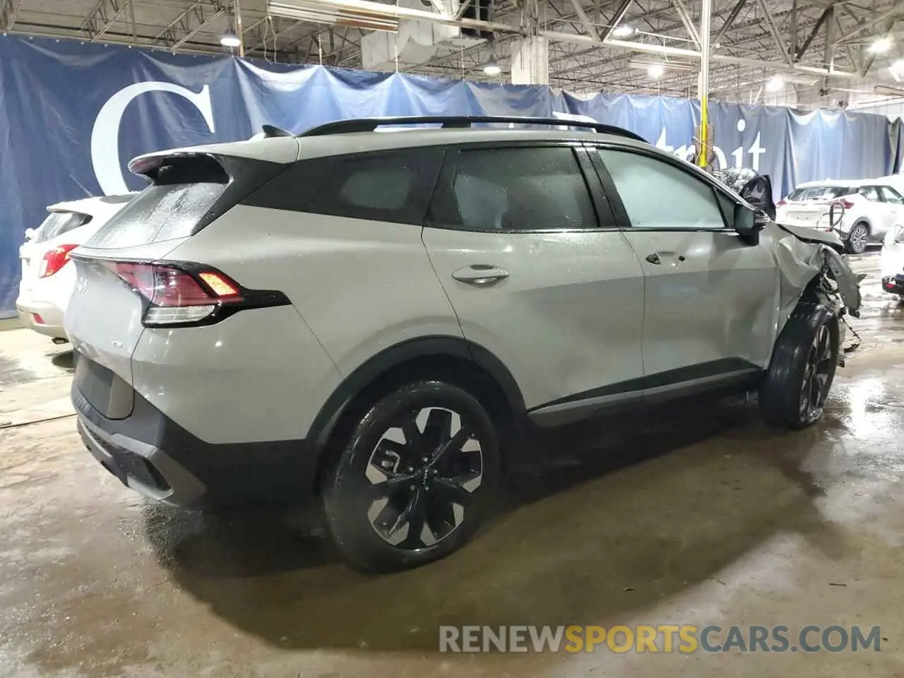 3 fotografías del automóvil dañado 5XYK6CDFXRG178660 KIA SPORTAGE X 2024