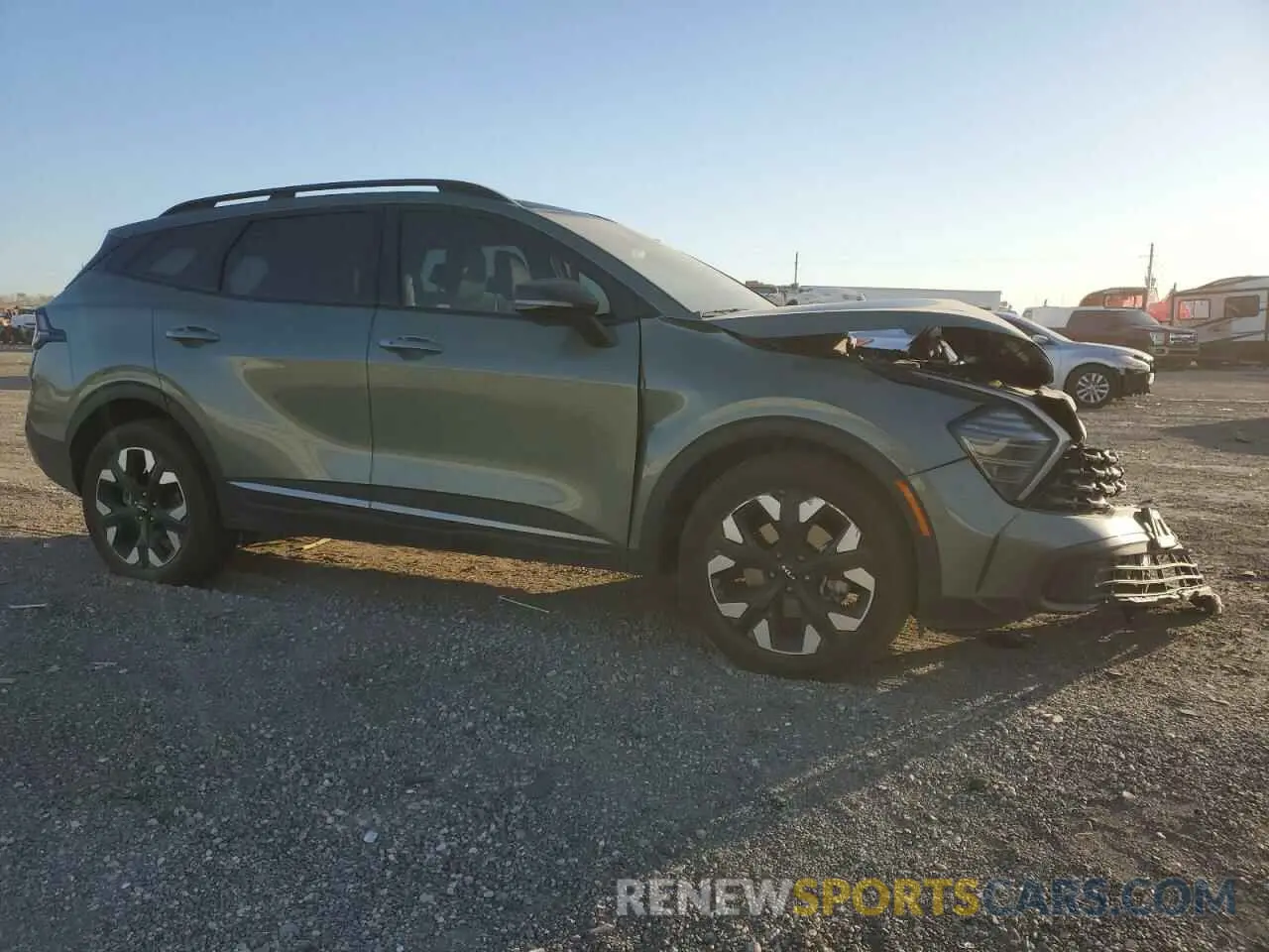 4 fotografías del automóvil dañado 5XYK6CDFXRG194101 KIA SPORTAGE X 2024