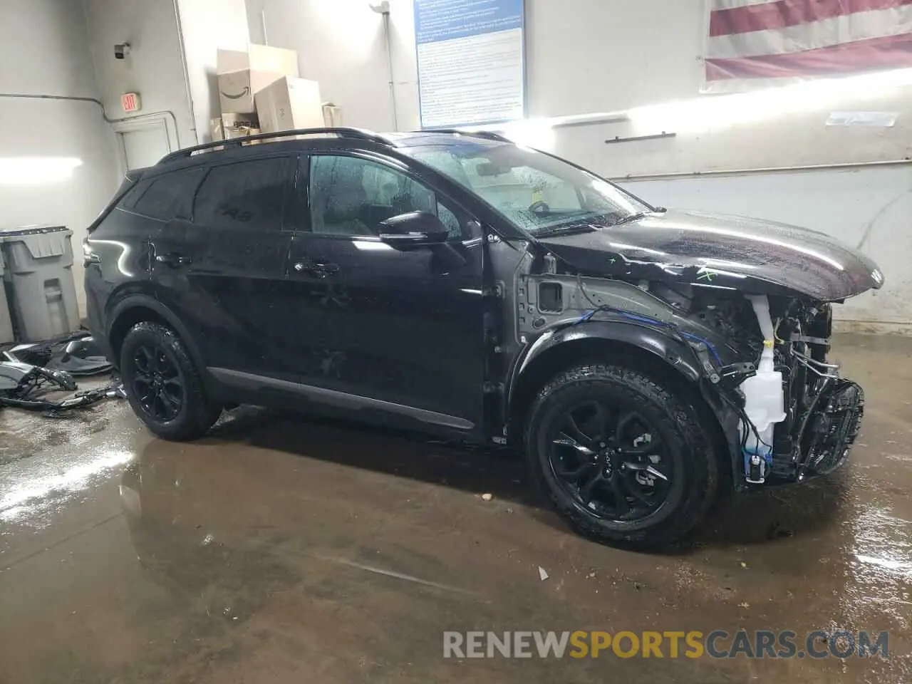 4 fotografías del automóvil dañado 5XYK7CDF9RG210110 KIA SPORTAGE X 2024