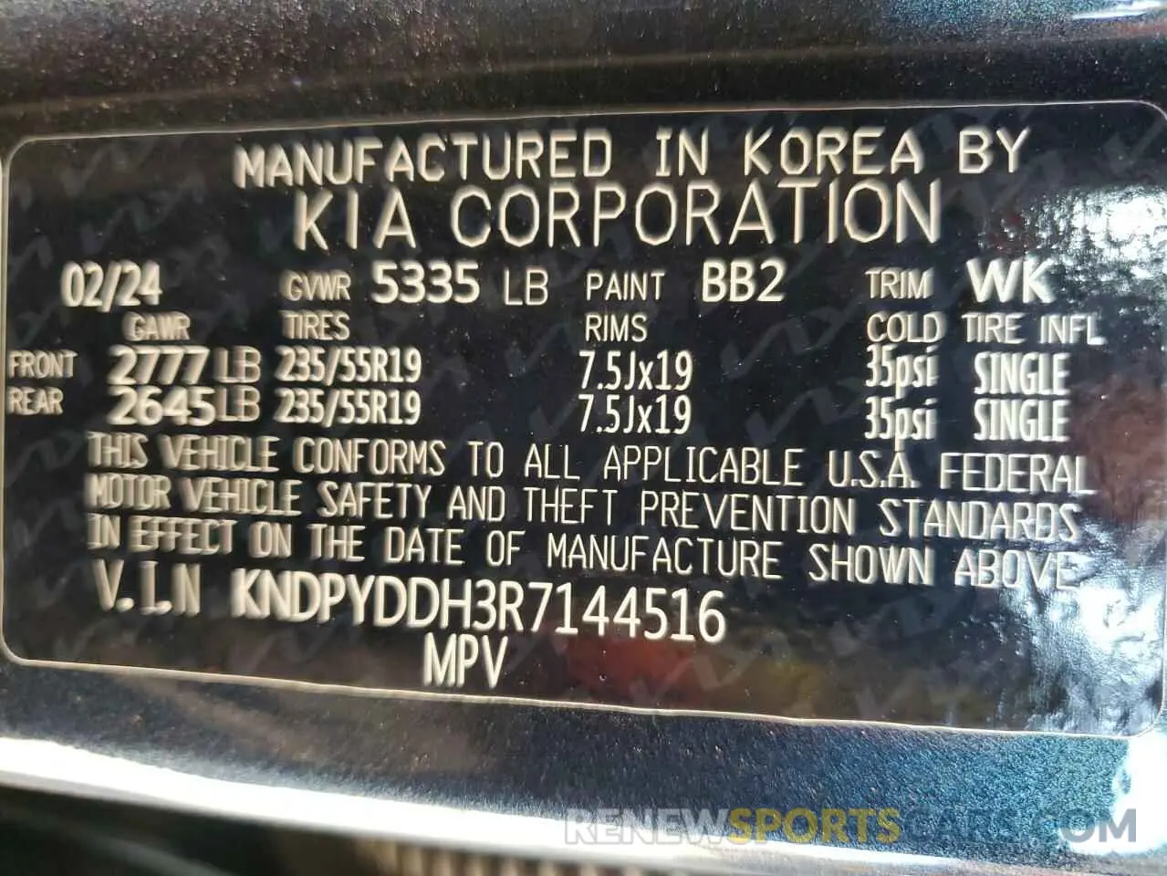 13 fotografías del automóvil dañado KNDPYDDH3R7144516 KIA SPORTAGE X 2024