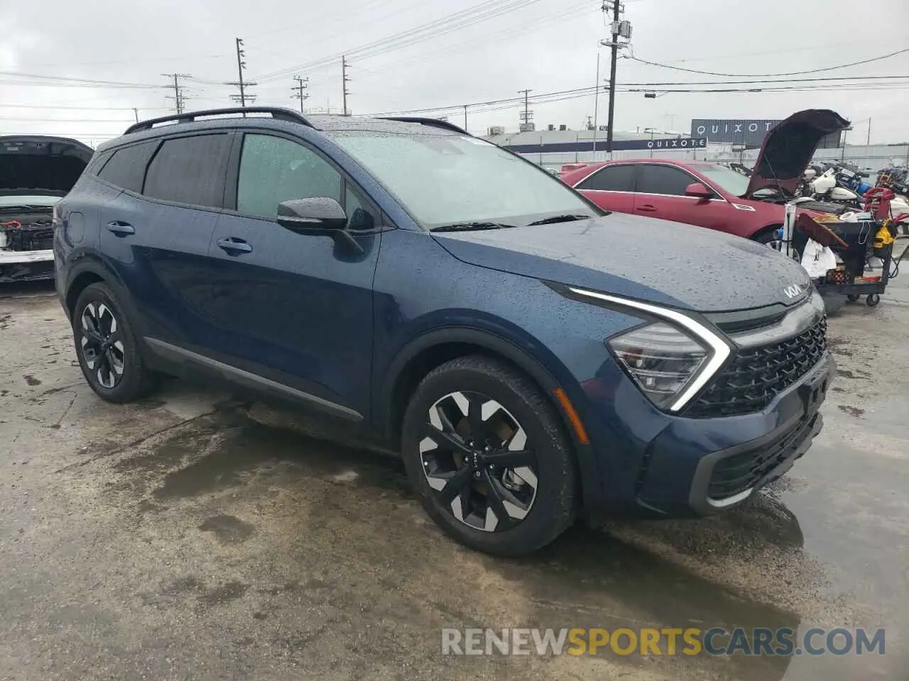 4 fotografías del automóvil dañado KNDPYDDHXR7148160 KIA SPORTAGE X 2024