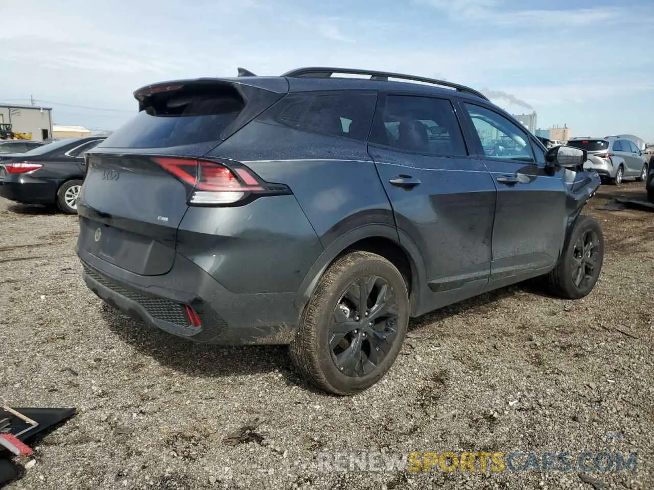 3 fotografías del automóvil dañado 5XYK6CDF4SG239748 KIA SPORTAGE X 2025