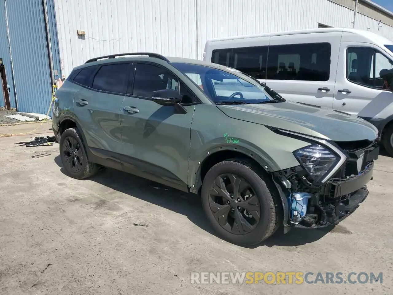 4 fotografías del automóvil dañado 5XYK6CDF9SG277203 KIA SPORTAGE X 2025