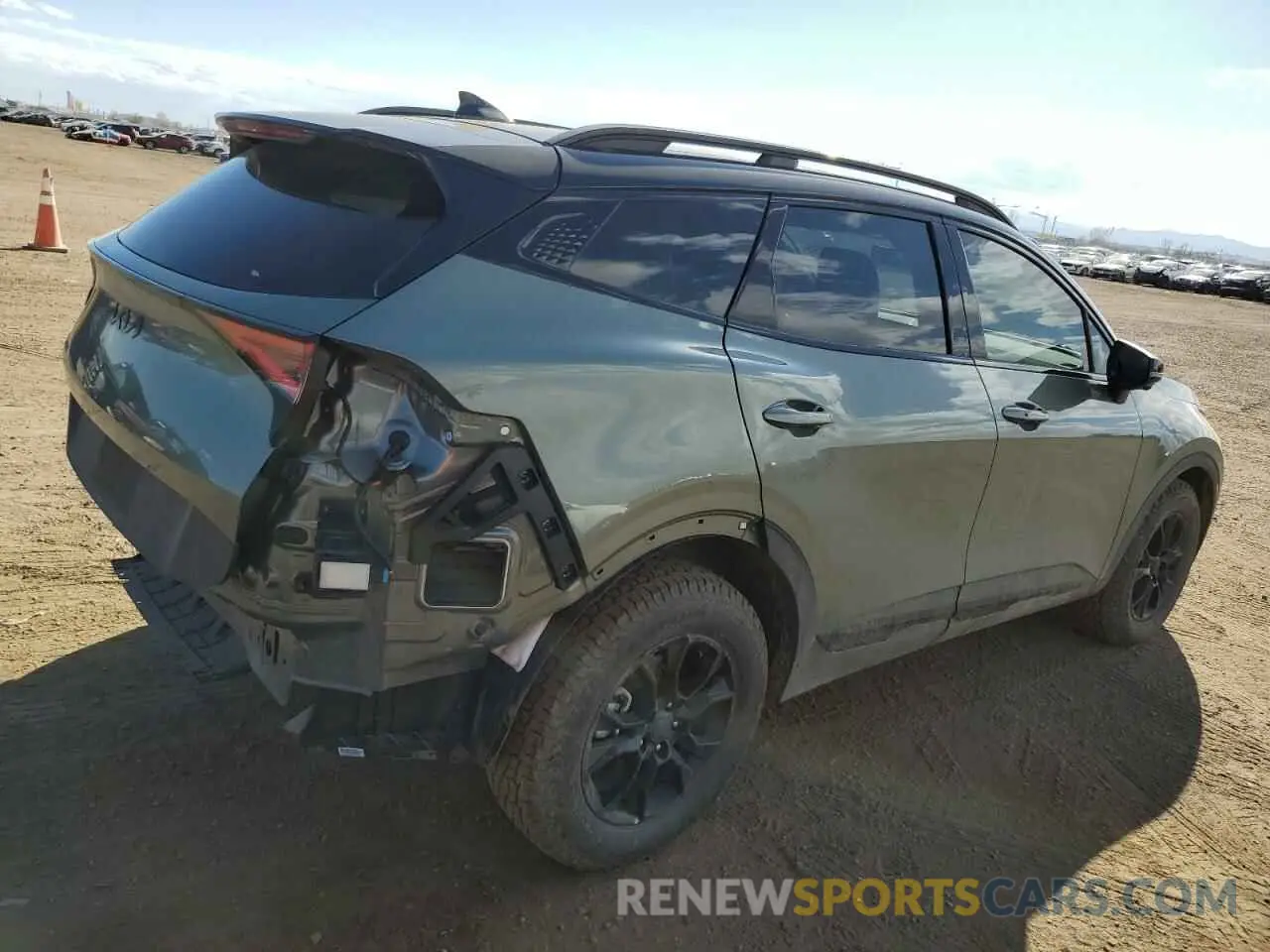3 fotografías del automóvil dañado 5XYK7CDF6SG263112 KIA SPORTAGE X 2025