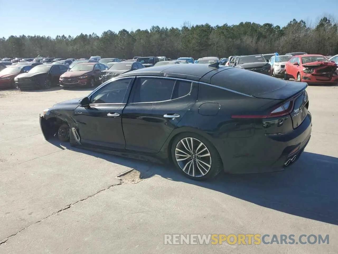 2 fotografías del automóvil dañado KNAE15LA0K6063911 KIA STINGER 2019