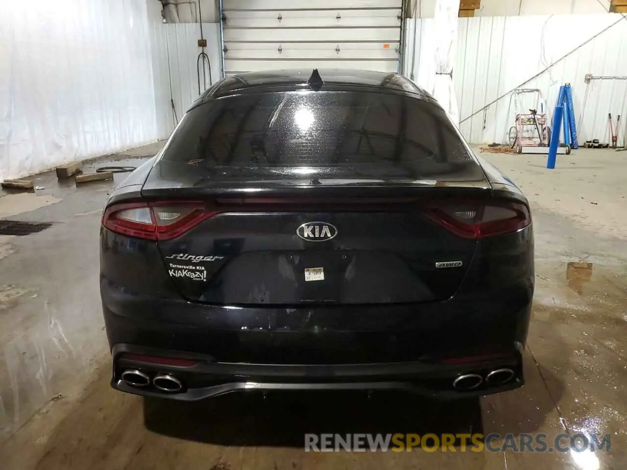 6 fotografías del automóvil dañado KNAE15LA1K6058930 KIA STINGER 2019
