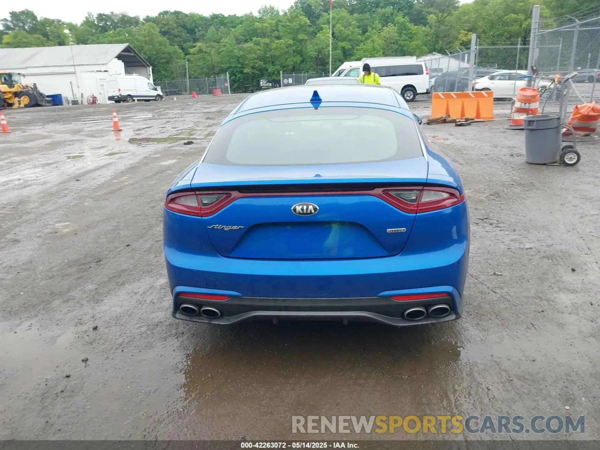 16 fotografías del automóvil dañado KNAE15LA1K6059284 KIA STINGER 2019