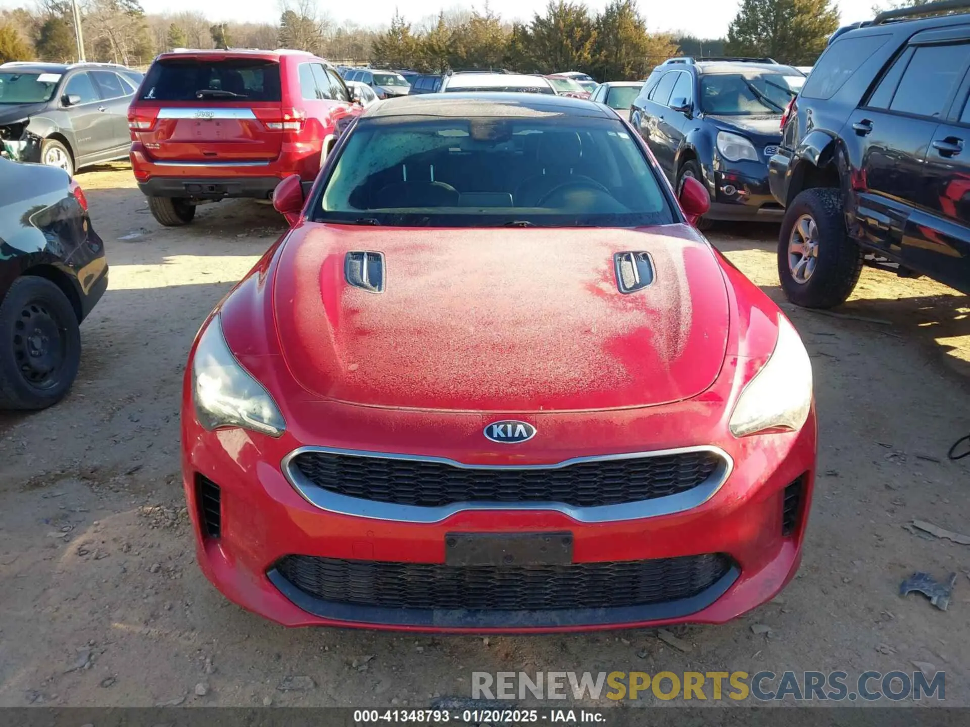 13 fotografías del automóvil dañado KNAE15LA2K6046124 KIA STINGER 2019