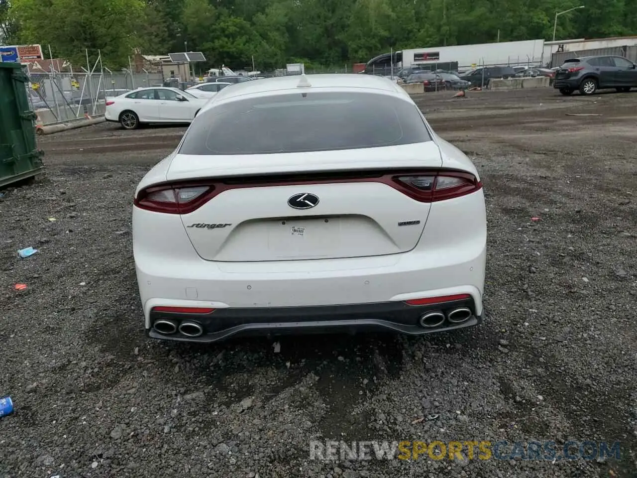 6 fotografías del automóvil dañado KNAE15LA2K6050030 KIA STINGER 2019
