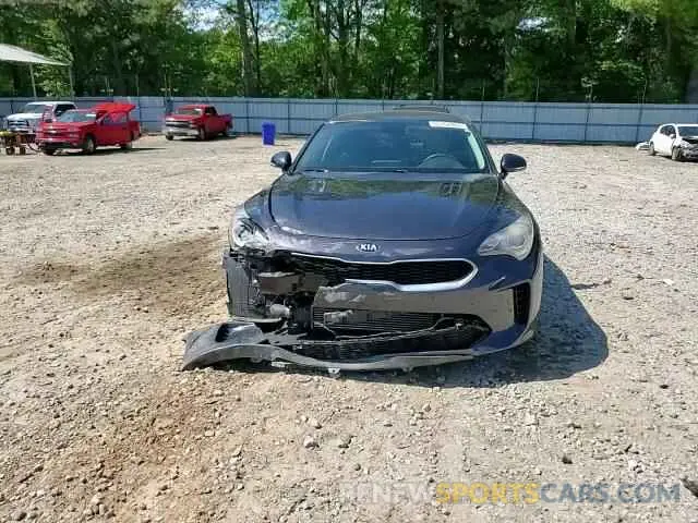 13 fotografías del automóvil dañado KNAE15LA3K6064048 KIA STINGER 2019