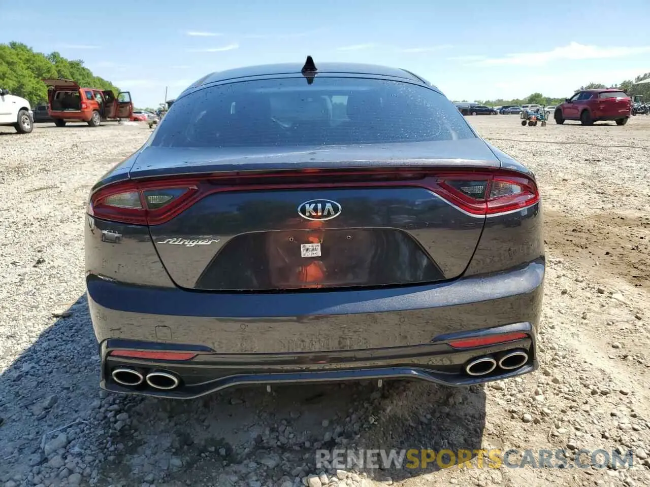 6 fotografías del automóvil dañado KNAE15LA3K6064048 KIA STINGER 2019